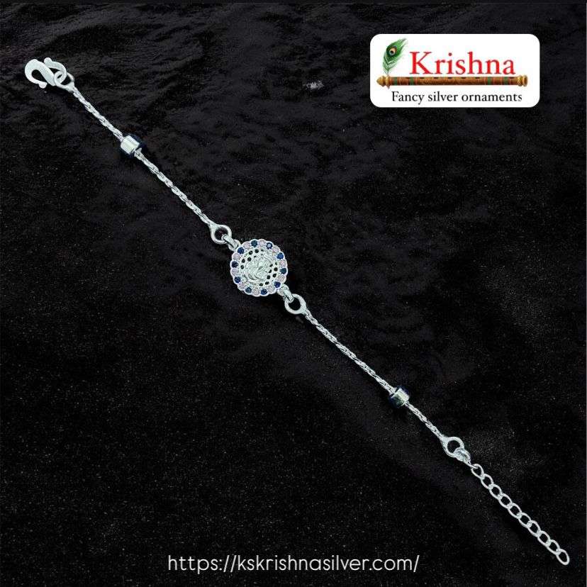 Krishna Silver SILVER RAKHI