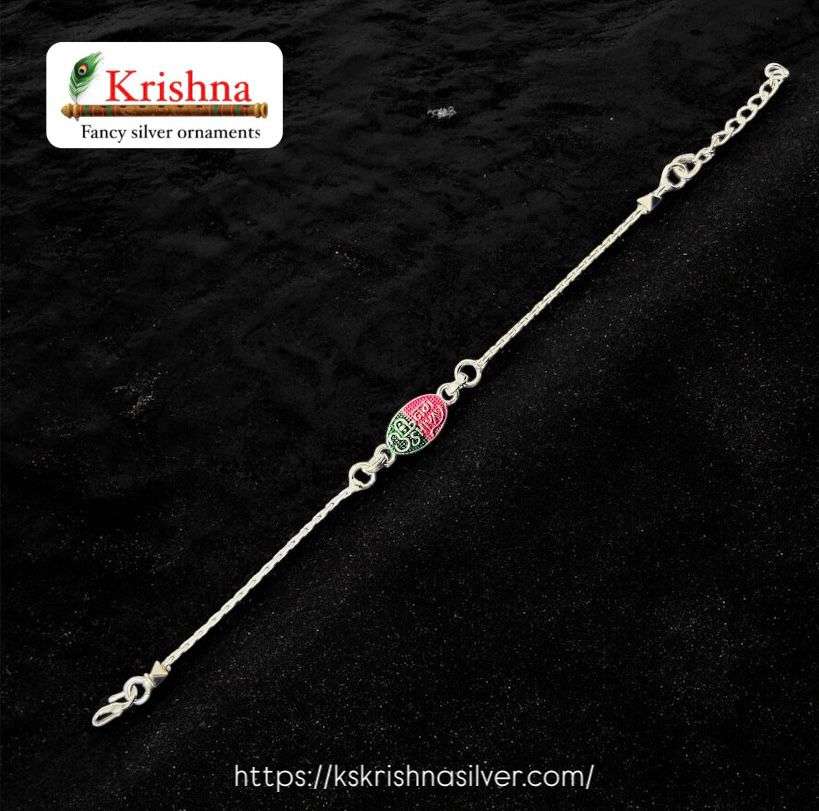 Krishna Silver silver-rakhi
