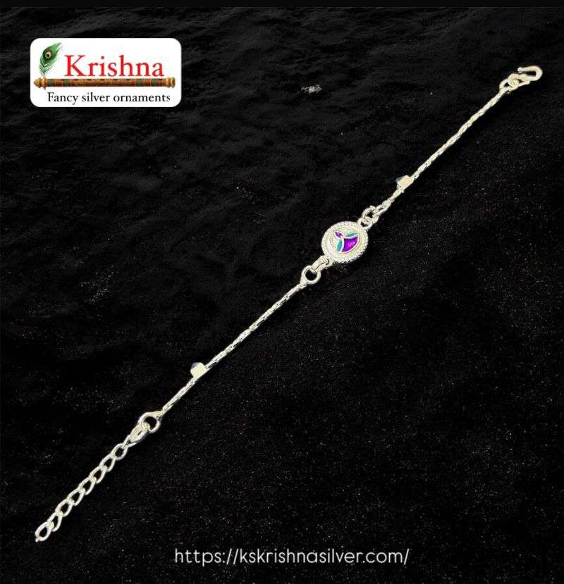Krishna Silver silver-rakhi