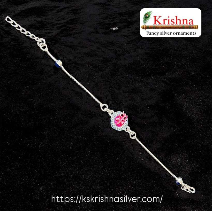 Krishna Silver silver-rakhi