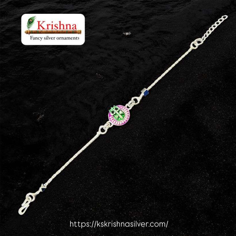 Krishna Silver silver-rakhi