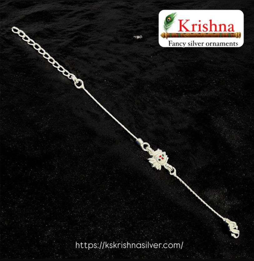 Krishna Silver silver-rakhi